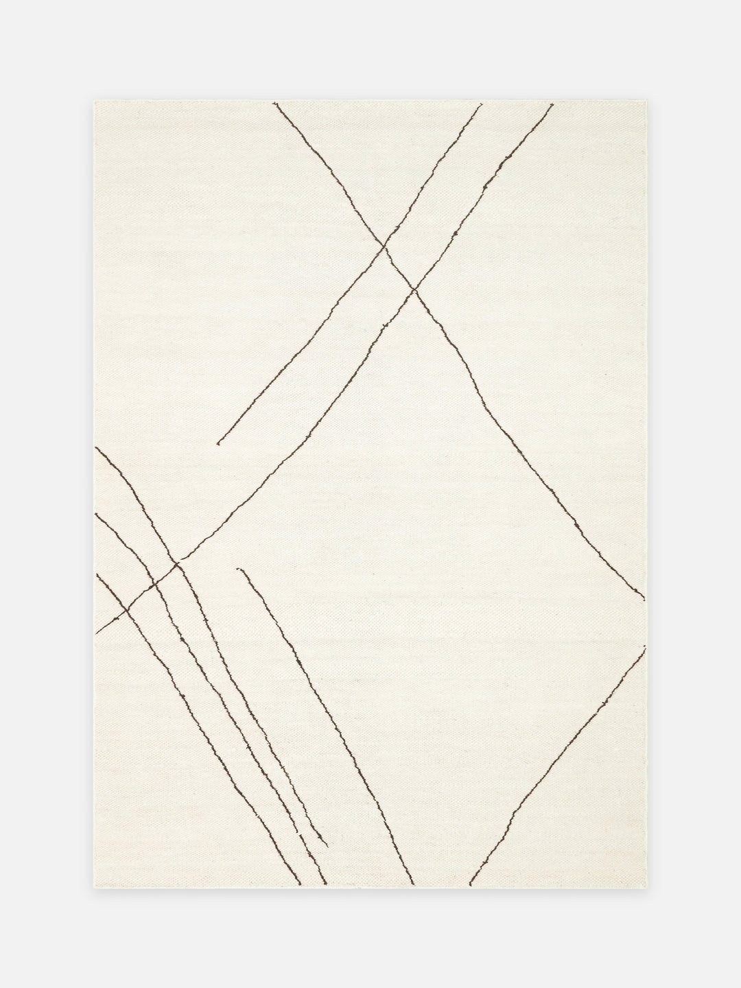 Cordoba Serisi Beyaz (White) El Dokuma Kilim