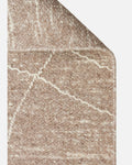 Cordoba Serie Neuseelandwolle und Baumwolle mit Fransen Wohnzimmer Salon Moderner Handgeknüpfter Kilim 03 BEIGE
