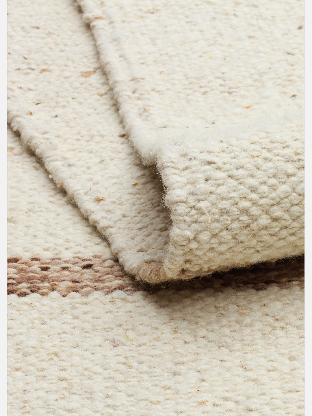 Cordoba Serisi Fildişi-Kahve (Ivory Brown) El Dokuma Kilim