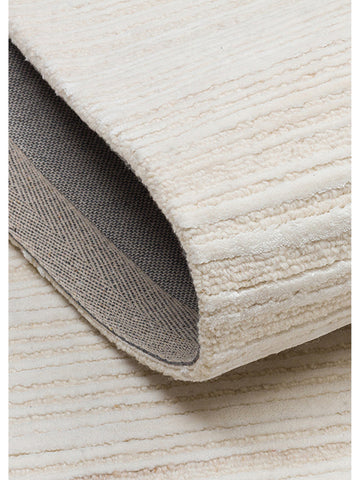 Tapete artesanal da série Palermo, mistura de lã e TENCEL™ CREAM
