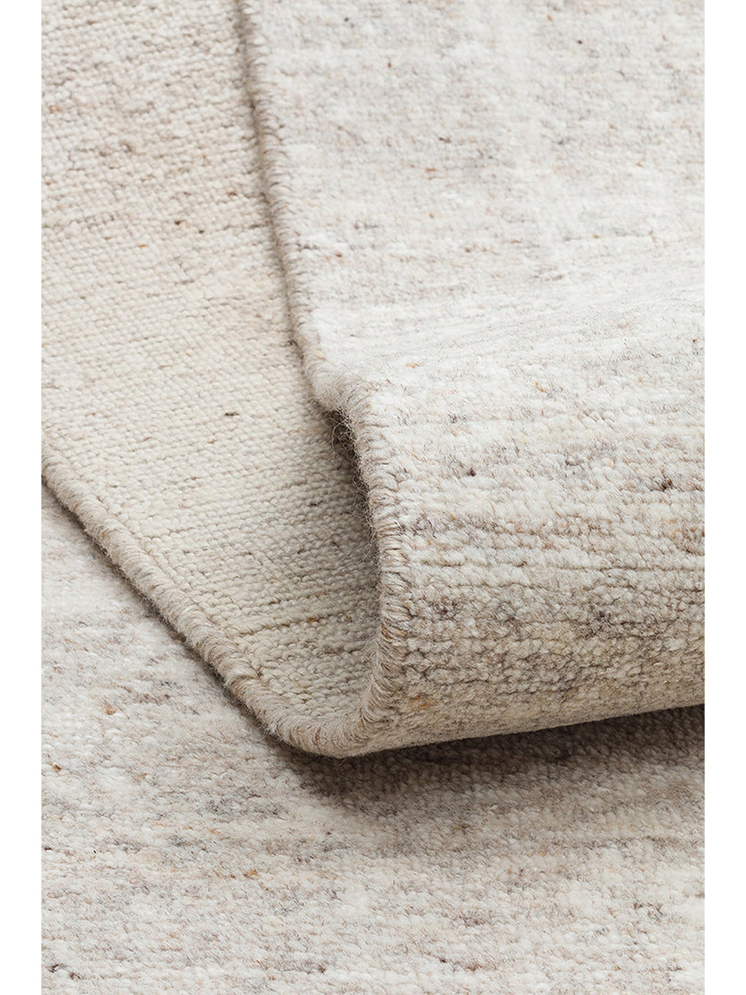 Palette Serisi %100 Naturel Yün Viskon Pamuk El Dokuma İskandinav Salon Oturma Odası Halı BEIGE - Carpetdocia