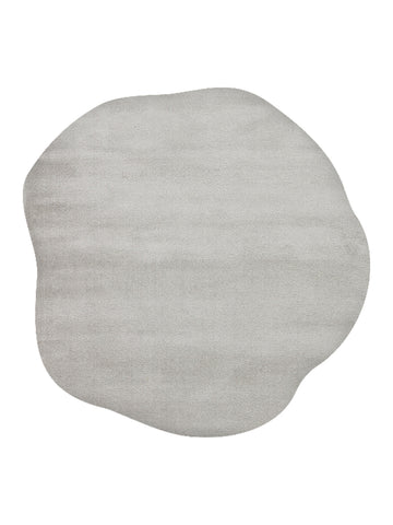 Peace Art Hav Toz Vermez Yumuşak Tuşeli Zarif Shaggy Halı 04 GREY - Carpetdocia