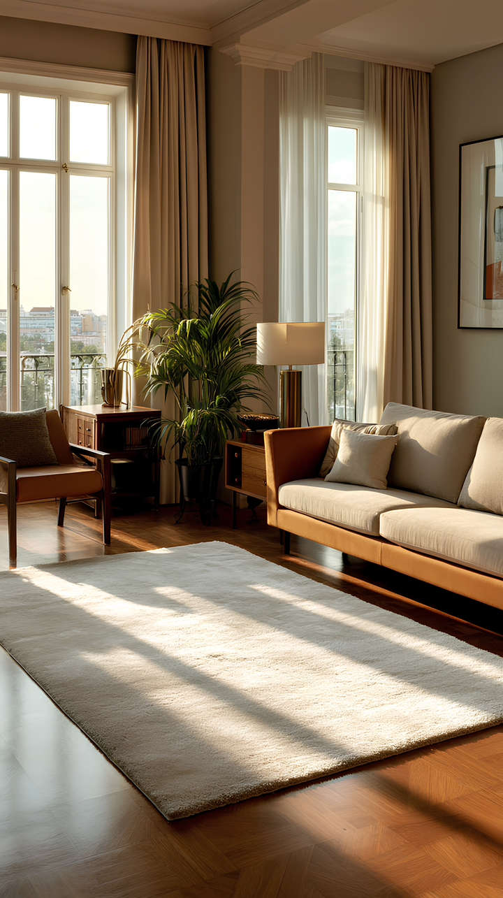 Peace Hav Toz Vermez Yumuşak Tuşeli Zarif Shaggy Halı 01 D.STONE