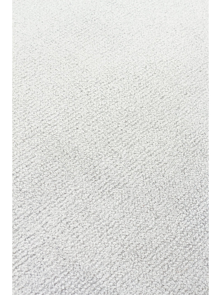 Queen Serisi %100 Naturel Viskon Parlak Modern El Emeğiyle Üretilen Salon Oturma Odası Halı GREY - Carpetdocia