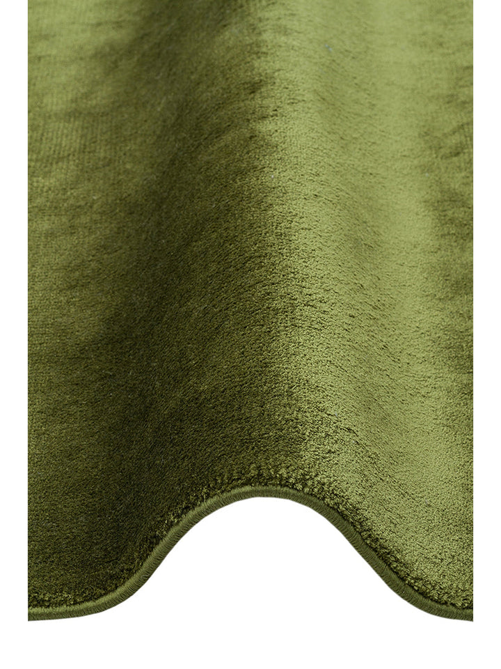 Queen Serisi %100 Naturel Viskon Parlak Modern El Emeğiyle Üretilen Salon Oturma Odası Halı MOSS - Carpetdocia