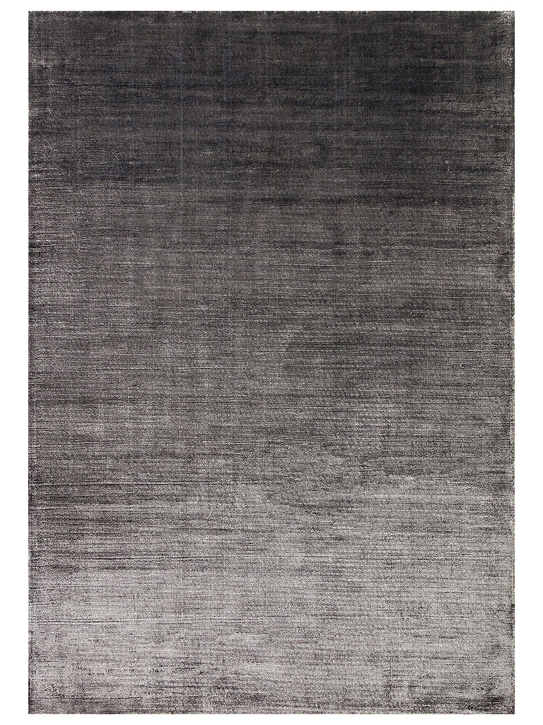 Mulberry Serisi %100 Rayon El Dokuma Parlak Modern Salon Oturma Odası Halı COAL