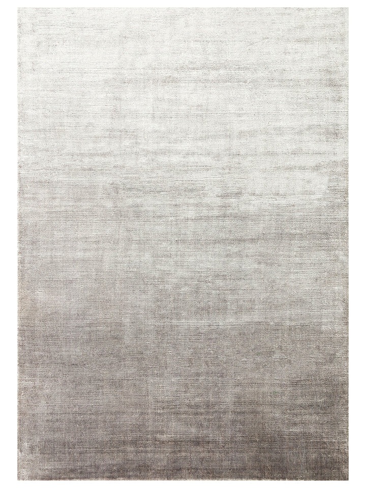 Mulberry Serisi %100 Rayon El Dokuma Parlak Modern Salon Oturma Odası Halı SILVER
