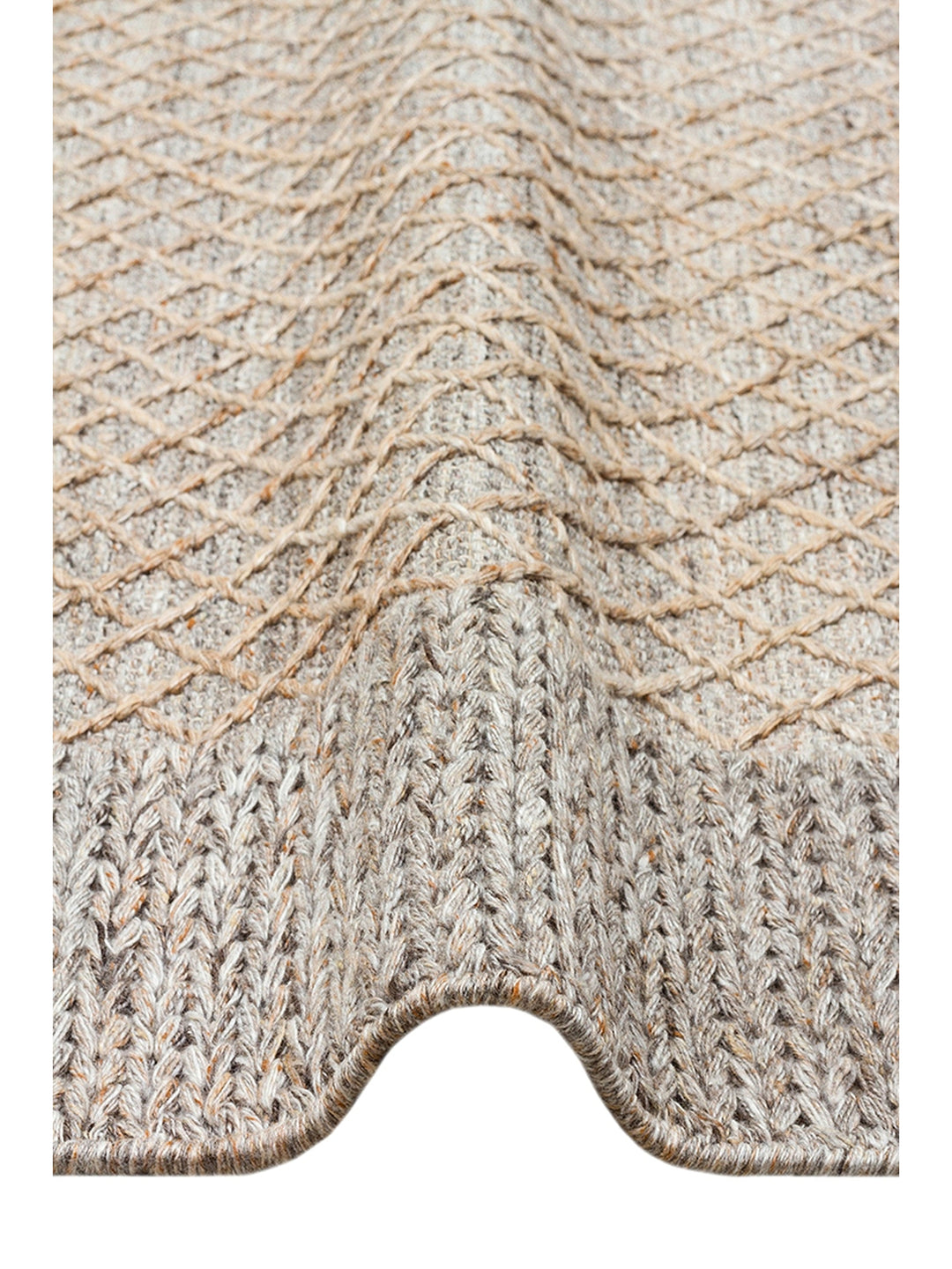Herringbone Serisi El Dokuma Modern Etnik Salon Oturma Odası Yatak Odası Halı BEIGE
