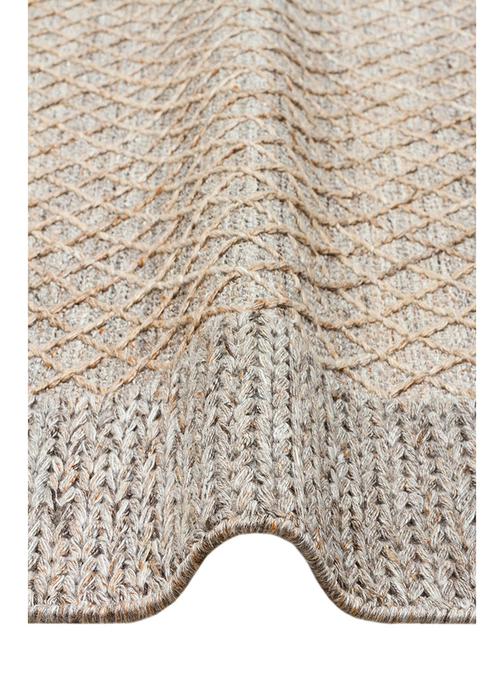 Herringbone Serisi El Dokuma Modern Etnik Salon Oturma Odası Yatak Odası Halı BEIGE