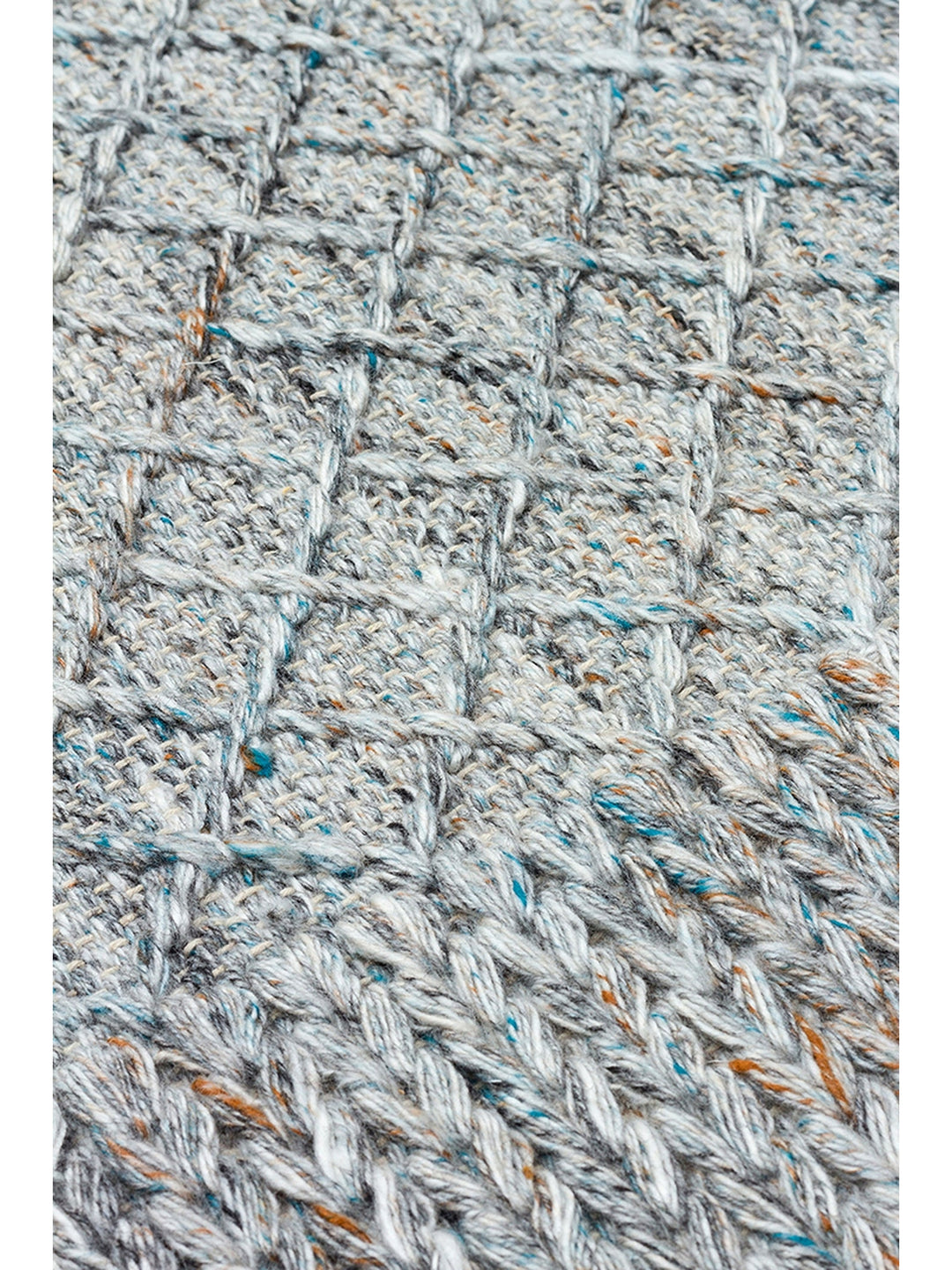 Herringbone Serisi El Dokuma Modern Etnik Salon Oturma Odası Yatak Odası Halı BLUE