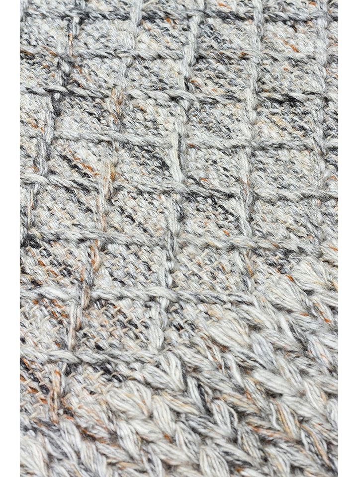 Herringbone Serisi El Dokuma Modern Etnik Salon Oturma Odası Yatak Odası Halı GREY