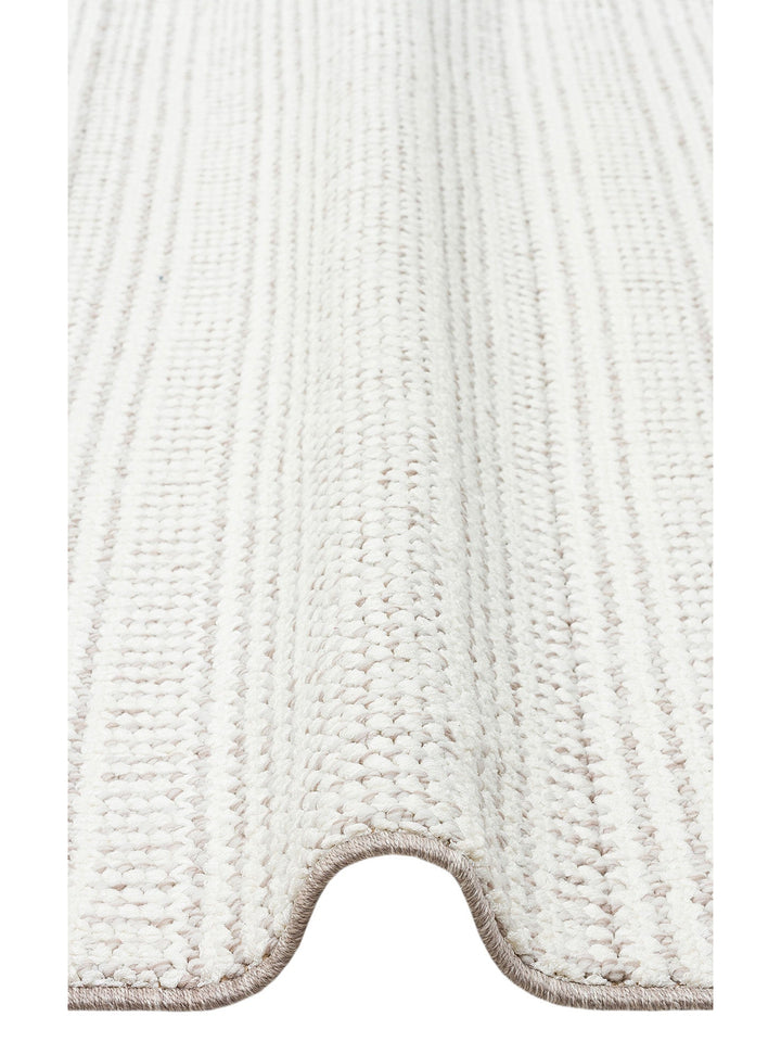 İskandinav Serisi Hasır Dokuma Oturma Odası Koridor Antre Mutfak Modern Halı 02 WHITE GREY - Carpetdocia