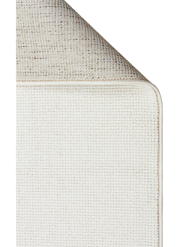 İskandinav Serisi Hasır Dokuma Oturma Odası Koridor Antre Mutfak Modern Halı PLAIN WHITE - Carpetdocia