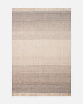 Sevilla Serie Wolle mit Fransen Farbverlauf Muster Wohnzimmer Salon Schlafzimmer Handgeknüpfter Teppich 01 BEIGE