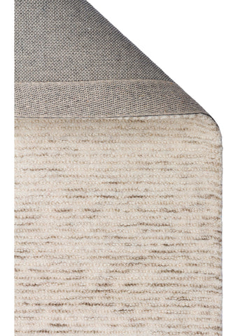 Vienna Serie Wol en Katoen Mix Handgeweven Vloerkleed LIGHT NATURAL