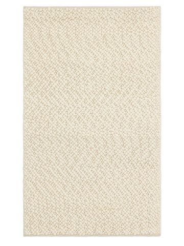 Woolstar %100 Naturel Kazak Desenli Salon Oturma Odası Koridor Antre El Dokuma Örgü Halı 06 CREAM - Carpetdocia
