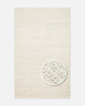 Woolstar %100 Naturel Kazak Desenli Salon Oturma Odası Koridor Antre El Dokuma Örgü Halı 07 L.BEIGE
