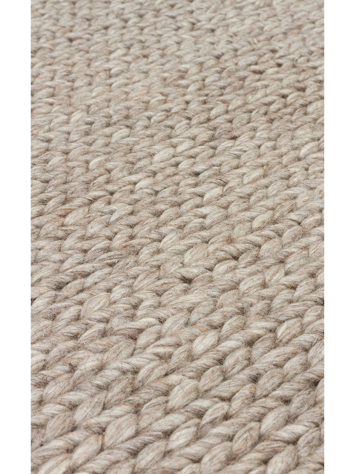 Woolstar %100 Naturel Kazak Desenli Salon Oturma Odası Koridor Antre El Dokuma Örgü Halı BROWN - Carpetdocia