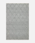 Woolstar %100 Naturel Kazak Desenli Salon Oturma Odası Koridor Antre El Dokuma Örgü Halı DIAMONDGREY