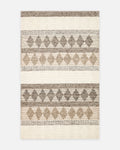 Woolstar %100 Naturel Kazak Desenli Salon Oturma Odası Koridor Antre El Dokuma Örgü Halı JD 01 GREY